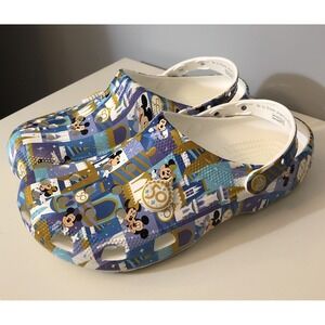 Disney Crocs 50th Anniversary Mickey And Minnie  Size Men's 9 /Women's 11